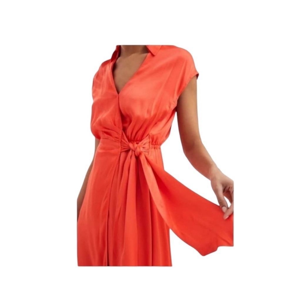 Anthropologie Maeve NEW Open Back Wrap MIDI Dress - Picture 10 of 10